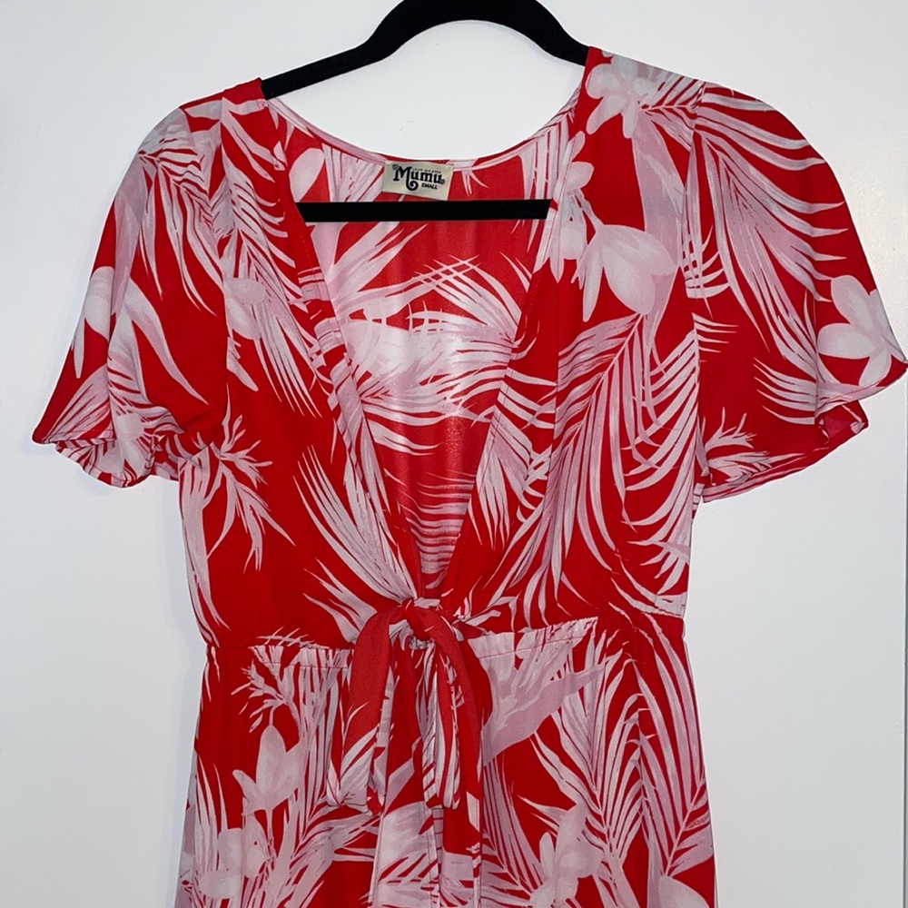 SHOWMEYOURMUMU dress in red hawaiian